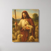 Jesus Is The Shephard #2™ LDS Muurkunstcanvas Canvas Afdruk (Voorkant)