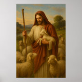 Jesus Is The Shephard #2™ LDS Wall Art Poster (Voorkant)