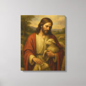 Jesus Is The Shephard #4™ LDS Muurkunstcanvas Canvas Afdruk (Voorkant)
