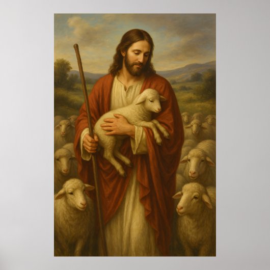 Jesus Is The Shephard #5™ LDS Wall Art Poster (Voorkant)