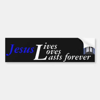 jesus is V Bumpersticker