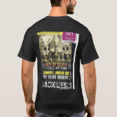 JESUS IS ZWART KENYA Basic Donkere T-Shirt (Achterkant)