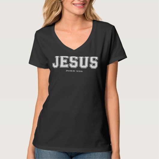 Jesus John 316 Graphic Christelijk T-shirt (Voorkant)