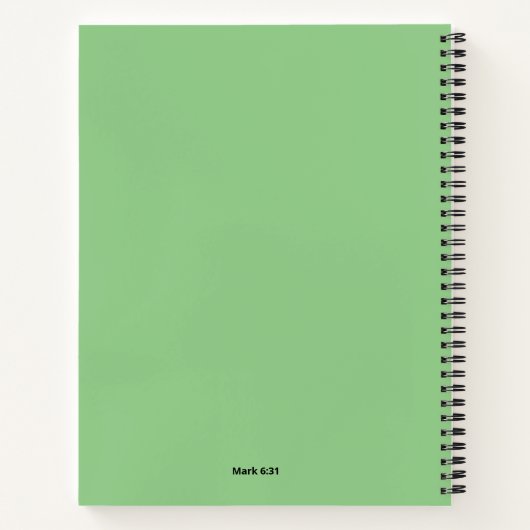 Jesus Journal - Rest Notitieboek (Achterkant)