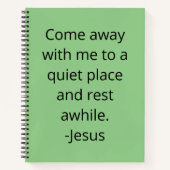 Jesus Journal - Rest Notitieboek (Voorkant)