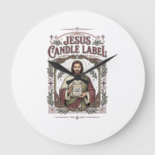 Jesus Kaars Label Jesus Kaars Christelijk Geloof V Grote Klok