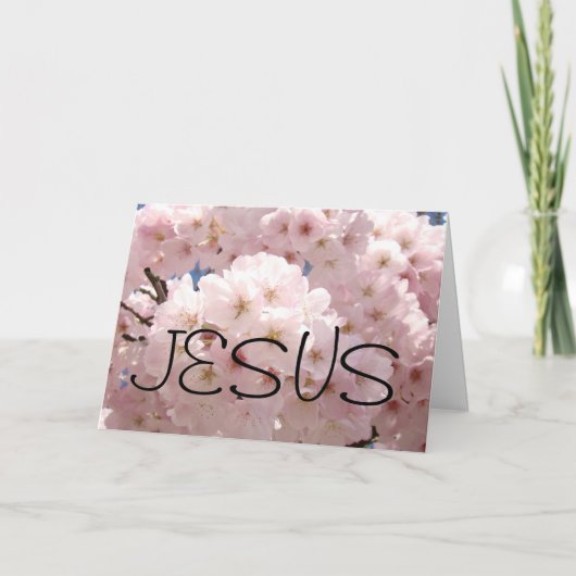 JESUS Kaarten Kerst Wenskaart (Voorkant)