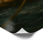 Jesus Kalmeert het Storm™ LDS Art Poster (Hoek)