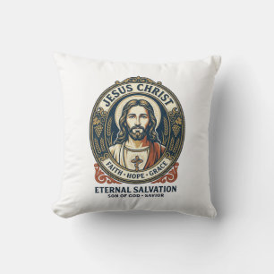 Jesus Kapper Heren Verzorging Grafische T-shirt Ch Kussen