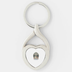 Jesus Kapper Heren Verzorging Grafische T-shirt Ch Sleutelhanger