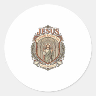 Jesus Kathedraal Architectuur Jesus Kathedraal Arc Ronde Sticker