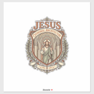 Jesus Kathedraal Architectuur Jesus Kathedraal Arc Sticker