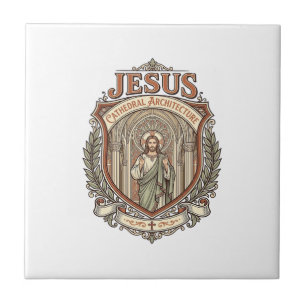Jesus Kathedraal Architectuur Jesus Kathedraal Arc Tegeltje
