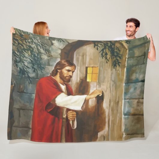 JESUS KENNEN VAN DEUR FLEECE DEKEN (In situ)