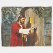 JESUS KENNEN VAN DEUR FLEECE DEKEN (Voorkant (Horizontaal))