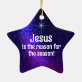 Jesus Keramisch Ornament (Achterkant)