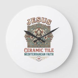 Jesus keramische tegel mediterraan geloof Jesus ce Grote Klok
