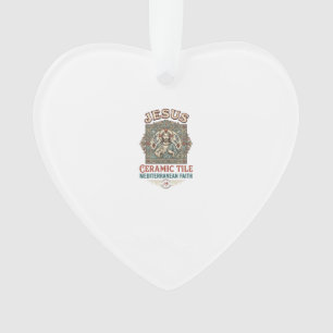Jesus keramische tegel mediterraan geloof Jesus ce Ornament