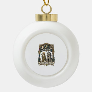 Jesus Kerk Bel Jesus Kerk Bel Christelijk Geloof Keramische Bal Ornament
