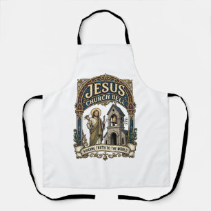 Jesus Kerk Bel Jesus Kerk Bel Christelijk Geloof Schort