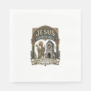 Jesus Kerk Bel Jesus Kerk Bel Christelijk Geloof Servet