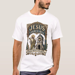 Jesus Kerk Bel Jesus Kerk Bel Christelijk Geloof T-shirt