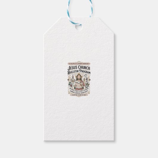 Jesus Kerk Bulletin Programma Jesus Kerk Bulleti Cadeaulabel (Voorkant)