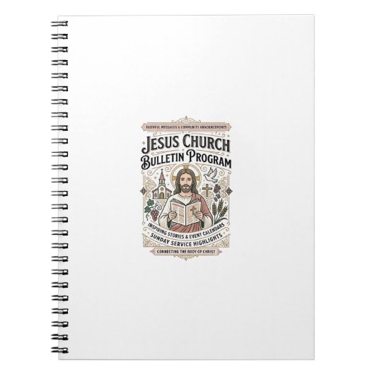 Jesus Kerk Bulletin Programma Jesus Kerk Bulleti Notitieboek (Voorkant)