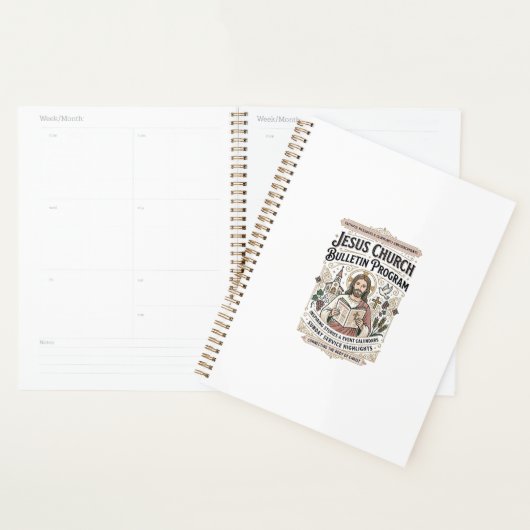 Jesus Kerk Bulletin Programma Jesus Kerk Bulleti Planner (Display)