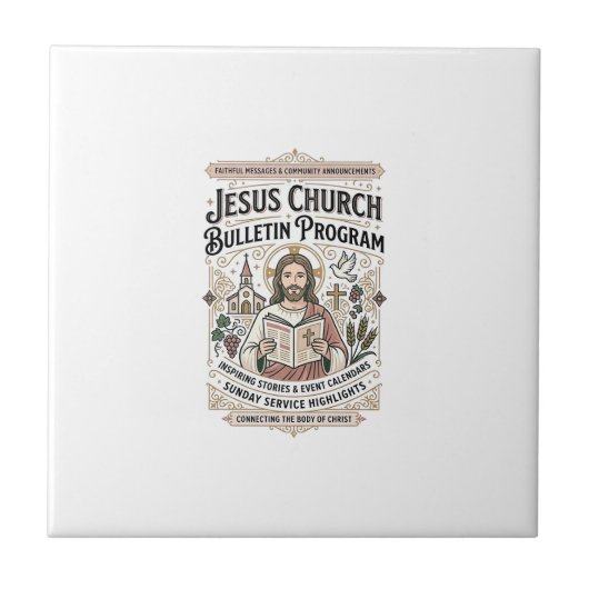 Jesus Kerk Bulletin Programma Jesus Kerk Bulleti Tegeltje (Voorkant)
