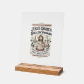 Jesus Kerk Bulletin Programma Jesus Kerk Bulletin Acryl Bord (Hoek)