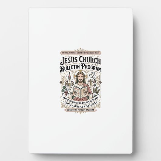 Jesus Kerk Bulletin Programma Jesus Kerk Bulletin Fotoplaat (voorkant)