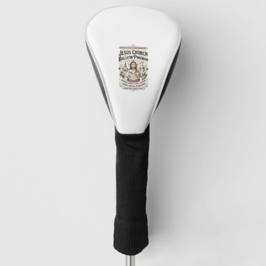 Jesus Kerk Bulletin Programma Jesus Kerk Bulletin Golfheadcover (Voorkant)