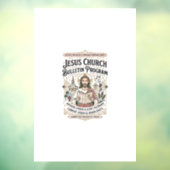 Jesus Kerk Bulletin Programma Jesus Kerk Bulletin Raamsticker (Vel 3)