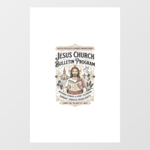 Jesus Kerk Bulletin Programma Jesus Kerk Bulletin Raamsticker