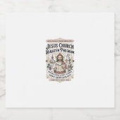 Jesus Kerk Bulletin Programma Jesus Kerk Bulletin Sparkling Wijnetiket (Enkel label)