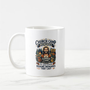 Jesus Kerk Kamp VBS Nostalgie T-shirt Op geloof ge Koffiemok