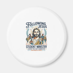 Jesus Kerk Merch Jeugd Kamp Stijl T-shirt Geloof B Magneet