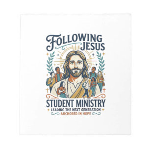 Jesus Kerk Merch Jeugd Kamp Stijl T-shirt Geloof B Notitieblok