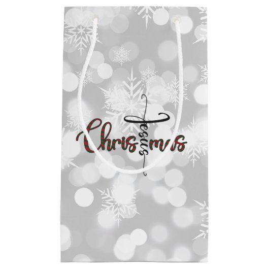 Jesus kerstcadeau klein cadeauzakje (Voorkant)