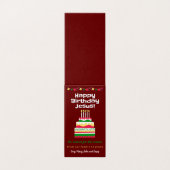 Jesus kerstkaartjes Happy Birthday Jezus Card Kaart (Buitenkant ongevouwen)