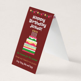 Jesus kerstkaartjes Happy Birthday Jezus Card Kaart