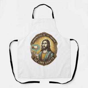 Jesus Keur Niet Knop Sociale Media Hater Troll Hum Schort