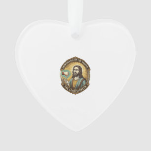 Jesus Keurt Niet Knop Sociale Media Hater Troll Hu Ornament