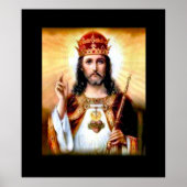 Jesus King Art Nouveau Print (Voorkant)
