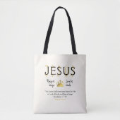 JESUS King of kings Christelijk Tote Bag (Voorkant)