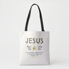 JESUS King of kings Christelijk Tote Bag