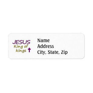 JESUS King of kings Etiket