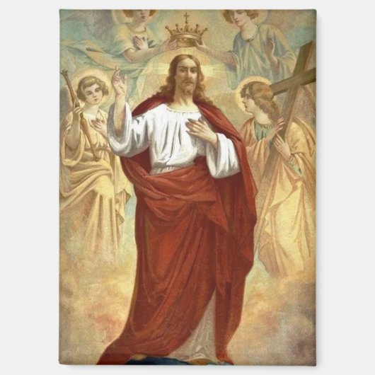 Jesus, King of the World Magneet (Voorkant)