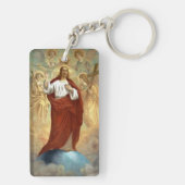Jesus, King of the World Sleutelhanger (achterkant)
